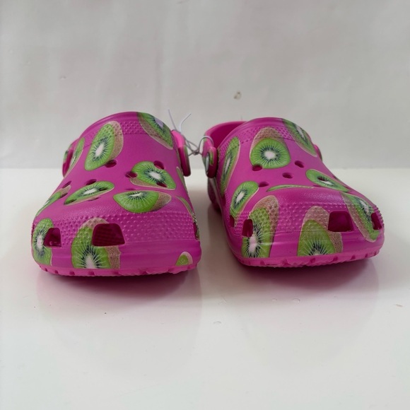 CROCS Hot Pink Adults' Classic Hyper Real Kiwi Clogs Womens Size 6 Men’s Size 4 - Picture 4 of 6